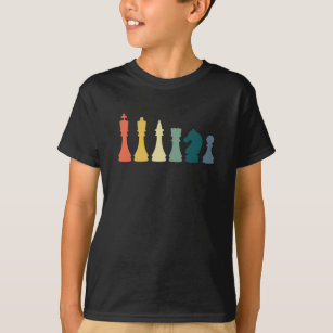 Vintag Schach T-Shirt Retro Schachdesign - Schach