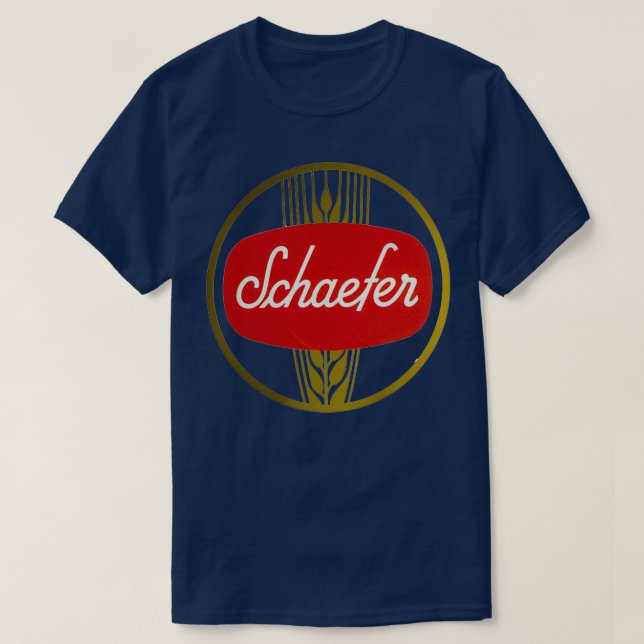 Vintag Schäfer-BierfampM Schäfer Brewing Co T-Shirt (Design vorne)