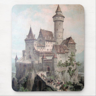 Vintag - schönes altes Schloss Mousepad