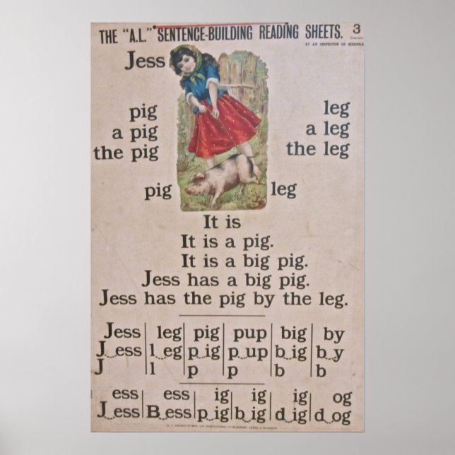 Vintag School Poster (Vorne)