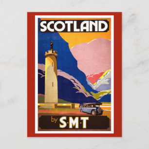 Vintag Schottland Travel Postcard Postkarte