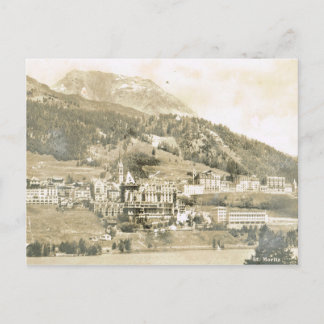 Vintag, Schweiz, St Moritz, 1906 Postkarte