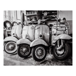 Vintag Scooter | Perfektes Poster | New York