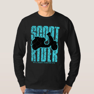 Vintag Scooter Scooter Scooter Life Moped Bike Lie T-Shirt