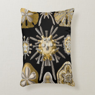 Vintag Sea Urchins Sand Dollars von Ernst Haeckel Dekokissen