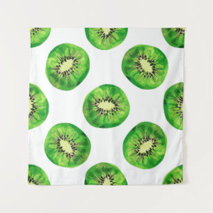 Vintag Seamless-Muster-Kiwi-Illustrationshand dr Wandteppich