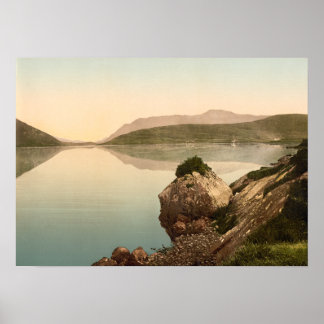 Vintag Seascape Galway Ireland Poster