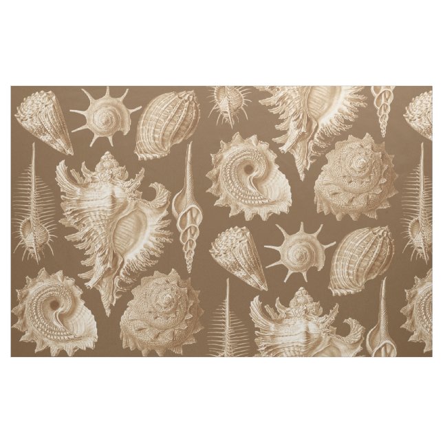 Vintag Seashells Antike Stoff (Fat Quarter (45,7 x 55,9 cm))