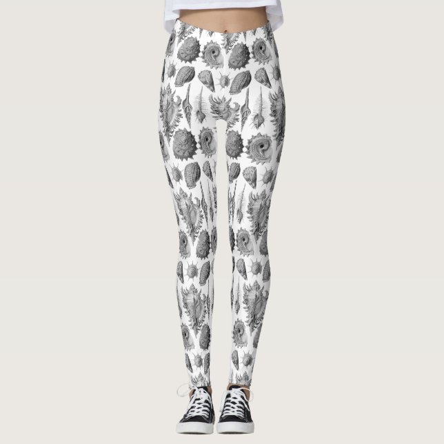 Vintag Seashells Leggings (Vorderseite)