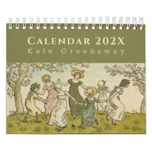Vintag Seasons von Kate Greenaway Blume Garlands Kalender