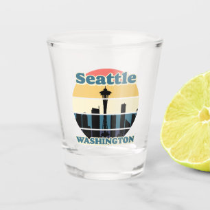 Vintag Seattle Washington Schnapsglas