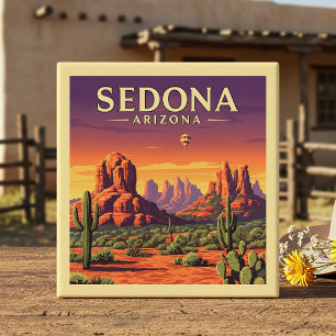 Vintag Sedona Arizona Fliese