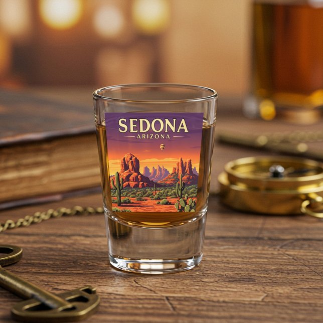 Vintag Sedona Arizona Schnapsglas (Von Creator hochgeladen)