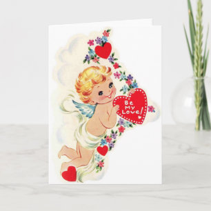 Vintag seien Sie mein Liebe-EngelValentine Feiertagskarte