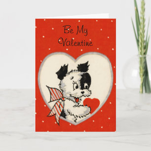 Vintag seien Sie mein Valentine Feiertagskarte