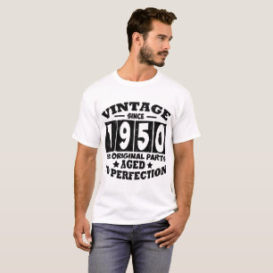 VINTAG SEIT 1950 ALLE VORLAGEN-TEILE T-Shirt
