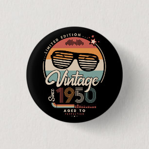 Vintag seit 1950 button