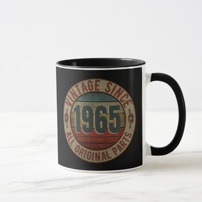 VINTAG SEIT 1965 ALLE URSPRUNGSTEILE TASSE (Rechts)