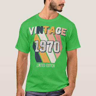 Vintag seit 1970 Geburtstag Retro Spaß T-Shirt