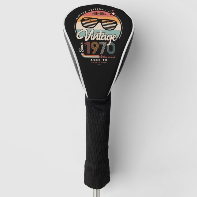 Vintag seit 1970 golf headcover (Vorderseite)