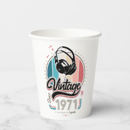 Vintag seit 1971 pappbecher