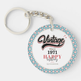Vintag seit - 1971 schlüsselanhänger