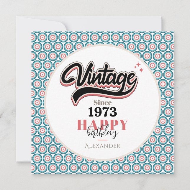 Vintag seit - 1973 (Vorderseite)