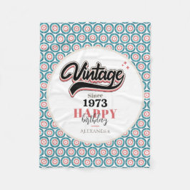 Vintag seit - 1973 fleecedecke