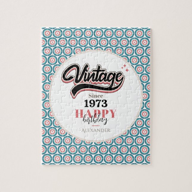 Vintag seit - 1973 puzzle (Vertikal)