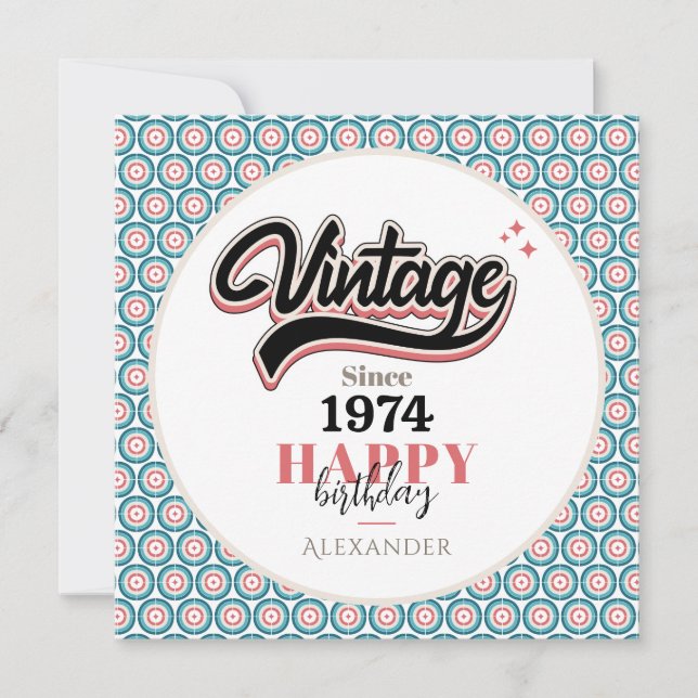 Vintag seit - 1974 (Vorderseite)