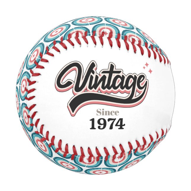 Vintag seit - 1974 baseball (Vorderseite Links)