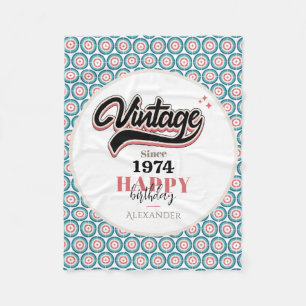 Vintag seit - 1974 fleecedecke