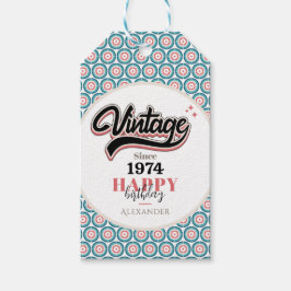 Vintag seit - 1974 geschenkanhänger