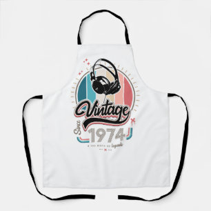 Vintag seit 1974 schürze