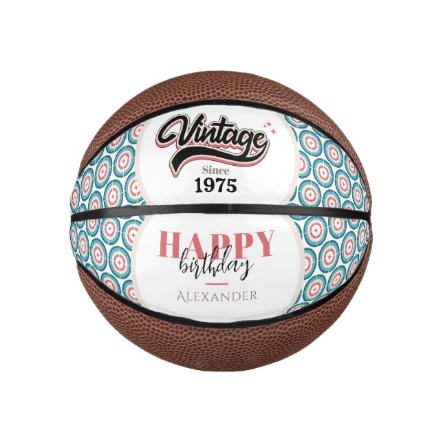 Vintag seit - 1975 mini basketball (Vorderseite)