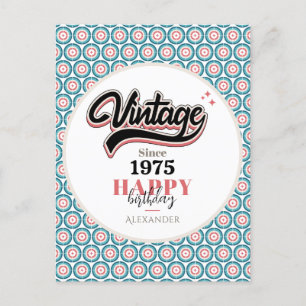Vintag seit - 1975 postkarte