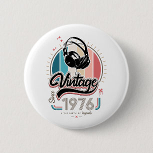Vintag seit 1976 button