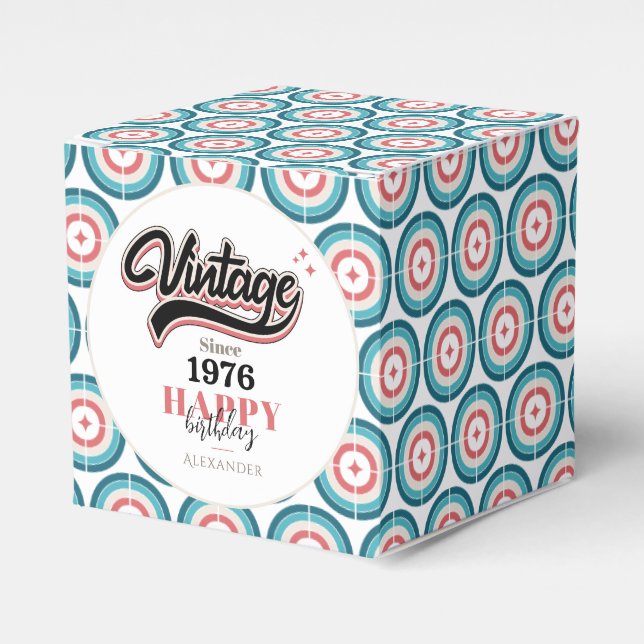 Vintag seit - 1976 geschenkschachtel (Vorderseite)