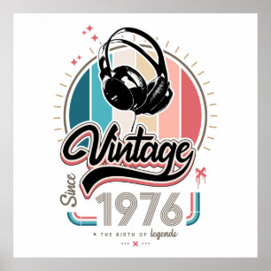 Vintag seit 1976 poster