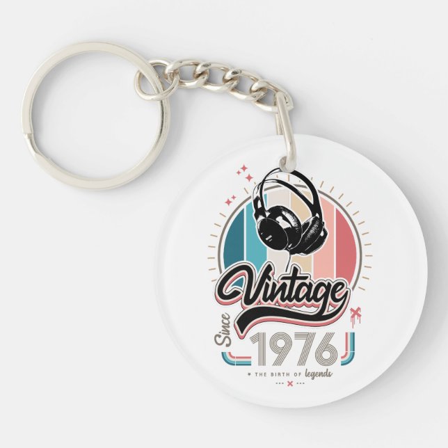 Vintag seit 1976 schlüsselanhänger (Vorderseite)