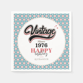 Vintag seit - 1976 serviette