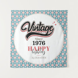 Vintag seit - 1976 wandteppich