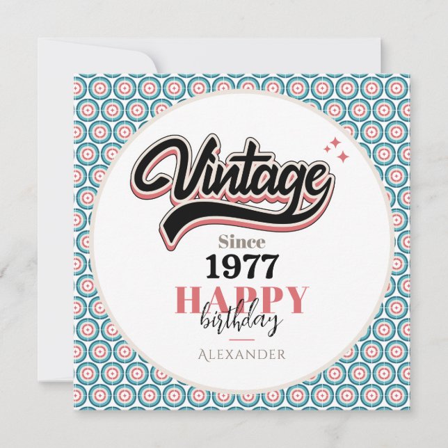 Vintag seit - 1977 (Vorderseite)