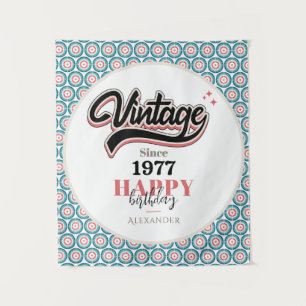 Vintag seit - 1977 wandteppich