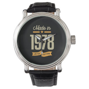 Vintag seit 1978 Geburtstagsgeschenk Armbanduhr