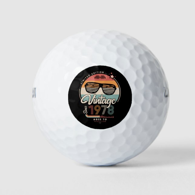 Vintag seit 1978 golfball (Vorderseite)