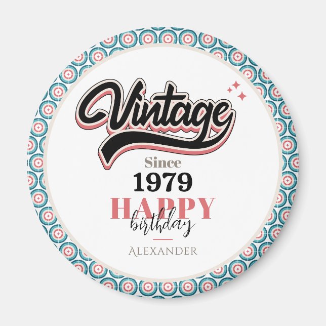 Vintag seit - 1979 magnet (Vorne)