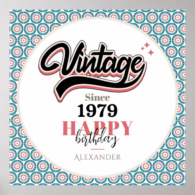 Vintag seit - 1979 poster (Vorne)