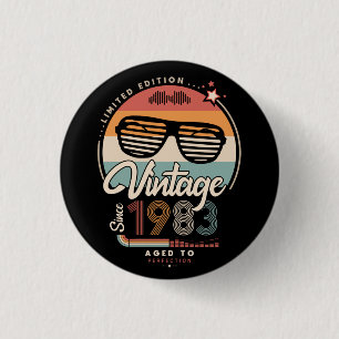 Vintag seit 1983 button