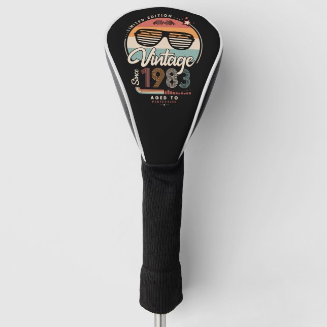 Vintag seit 1983 golf headcover (Vorderseite)